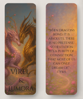 Virel & Lumora Soul Bond Dragonbound Bookmarks — The Court of Gilded Iron